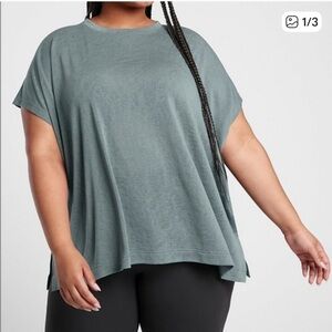 Athleta Release Tee Gray Women’s XS